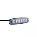 Blinklys Strands Strobe Light 6 LED   Oransje / 12/24V / 7W / 131 mm