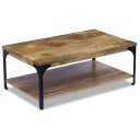 vidaXL Salongbord mangotre 100x60x38 cm