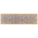  Teppe Runner MARSA Grå 100 x 350 cm Polyester og PVC