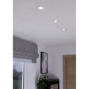 Innfelt lampe Saliceto 3 stk Ø88 mm 2700K - Hvit