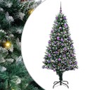  Kunstig juletre med 300 LED grønn 180 cm PVC og Stål og Plast