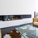 M-Design Luna 1600DC Diamond gasspeis - panorama med glass på tre sider