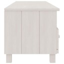 vidaXL TV-benk hvit 158x40x40 cm heltre furu