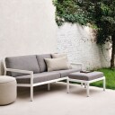 Ethnicraft Jack Fotskammel White/Mocha