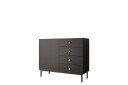 Kommode Hermann 100 cm   Svart