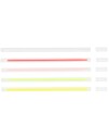 Partydeco 100 stk Glow Stick 20 cm Miks av Farger