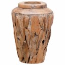 Vidaxl Dekorasjonsvase 40x60 Cm Heltre Teak
