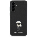 Karl Lagerfeld Samsung Galaxy A36 Fixed Glitter Metal Ikonik deksel Svart