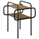 vidaXL Kaffebord Artisan eik 40 x 40 x 51 cm Konstruert tre