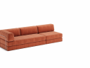 CozyPad Sovesofa med armlene og stol B 6003001