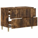 vidaXL Baderomsvaskeskap ARNHEM Røkt Eik 82 x 41 x 59 cm