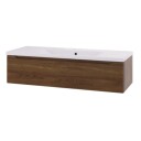 Linn Bad Emma D45 Servantskap med 1 Skuff Mørk eik / 120cm