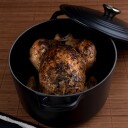 Le Creuset  Signature støpejernsgryte oval 27 cm 4,1L svart matt