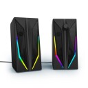 uRage Blast-R 200 2.0 Gaming Høyttalere med LED Svart