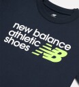 New Balance T skjorte   NB Navy   New Balance   5 6 år (110 116)   T skjorte Hvit Marineblå