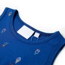 vidaXL Tanktopp for barn mørkeblå 140