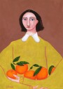 Lady with Oranges Plakat Plakat / 21x30cm