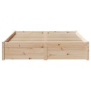  Sengeramme uten madrass 140x190 cm heltre furu 8721102940439