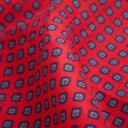 Ferner Jacobsen Hankys Linen - Red-Blue Flower Rød OS