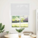  plisségardin Hvit 90x150 cm Stoff Bredde 89,4 Polyester