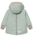 MINI A TURE Matbabywen Fleece Lined Winter Anorak. Grs   SLATE GRAY   86