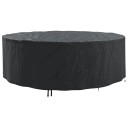  Trekk til utemøbler Svart 279 x 279 x 71 cm 210D stoff