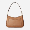 Ralph Lauren Crosshatch Leather Medium Danni Bag Lauren Tan