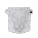 Garden Glory Lion krukke Small white