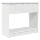  konsollbord med skuffer hvit 85,5x38,5x74,5 cm
