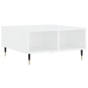  Sofabord hvit 60x60x30 cm konstruert tre 8720845906795