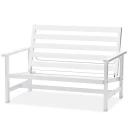 Fri Form sofa 2 personers aluminium hvid