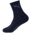 PUMA Unisex Short Crew Sokker 3P Denim Blue Str. 35-38