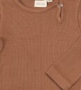 Petit Piao Body I/e   PPStone   Råhud   Petit Piao   2 år (92)   Langermet Body   Brun