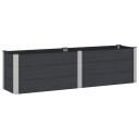 vidaXL Høybed Svart 200 x 50 x 54 cm