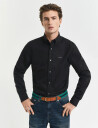 GANT Slim Pinpoint Oxford Shirt - Black - XXL