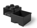 LEGO Oppbevaringsboks med Skuff 4 Svart