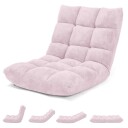 Justerbar gulvstol – Coral Velvet 14 posisjoner