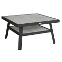 Brafab Samvaro salongbord 90x90 cm antrasitt / antrasitt