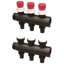 Uponor Pro 1 Q&E Fordeler 20 x 2,0 mm, G25 4 avstikk, Varme