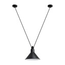 Lampe Gras N323 L Conic Taklampe Sort