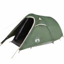 vidaXL telt for camping 3 personer grønn vanntett