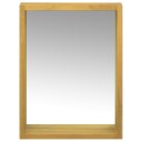 vidaXL Speilskap 30x10x40 cm heltre teak