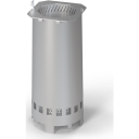 Pelmondo patentert utskiftbar brenner for Cube, Barcube og Twintable silver 210 x 210 x 410 mm