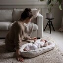 Vinter & Bloom Meadow Baby Sleep Nest Soft Sand