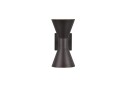 Trio Lighting Ardas Vegglampe 2L GU10 matt svart  