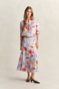 Blomsterskjørt LIGHT BLUE 40