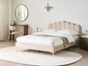 Dobbeltseng Sauvian 140x200 cm   Beige