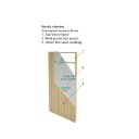 Palmako Redskapsbod kalle 16,9 18,5 m2