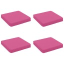 vidaXL 4 Delt Seteputer VUGHT 4 pcs 100% Polyester Rosa 40 x 40 x 5 cm