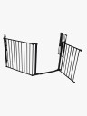 BabyDan Flex StepFree XL Skrugrind Svart